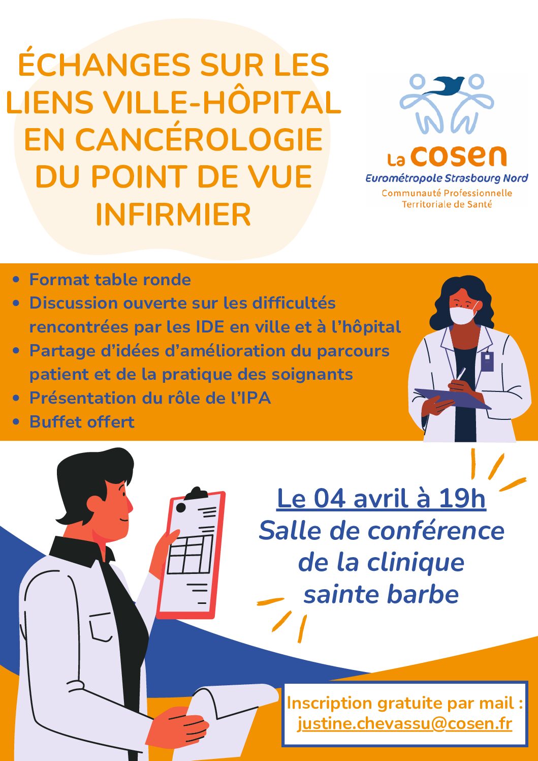 Flyer rencontre cancer