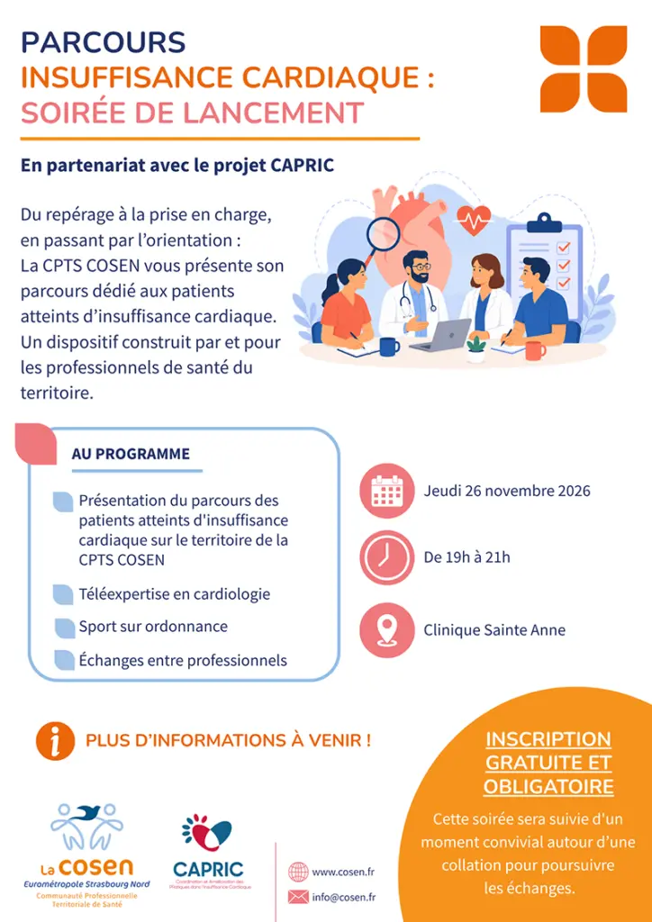 Parcours insuffisance cardiaque soirée de lancement