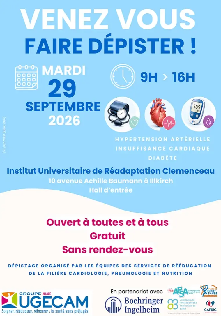 Affiche journée dépistage IURC