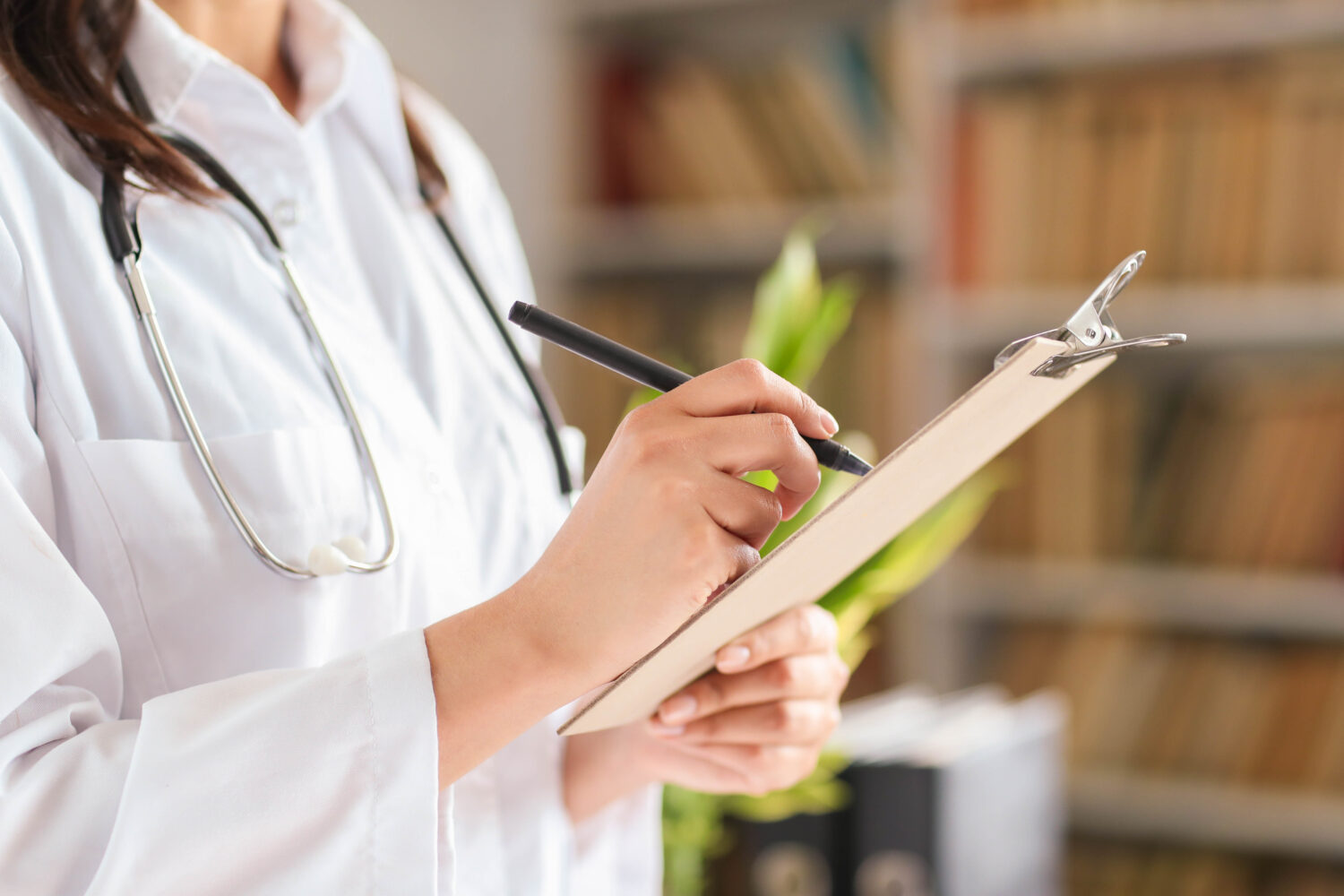 Doctor at work in the hospital